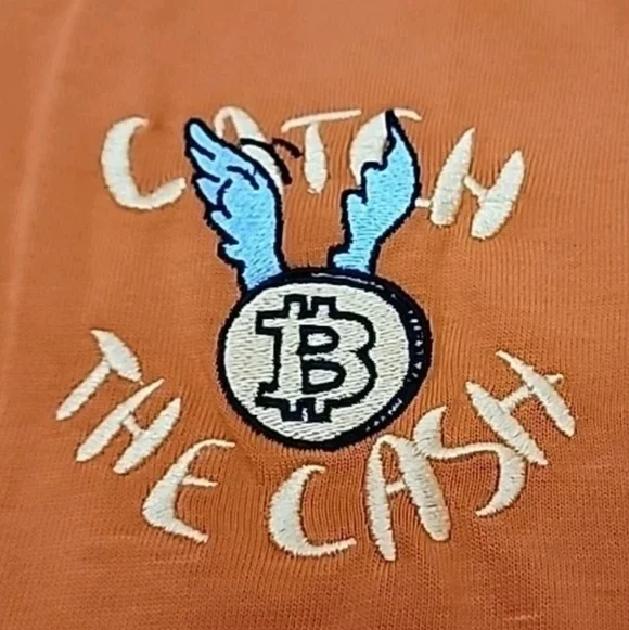 Bain De Mer Catch The Dollar St. Tropez Luxury Resort Orange Short Sleeve Tee C